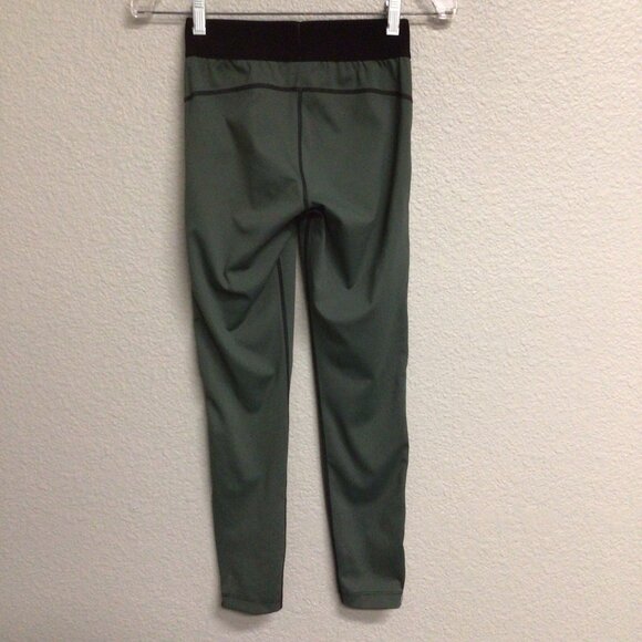 Athleta X Derek Lam 10C Parallel Zipper Leggings Activewear Green Size XS - Picture 9 of 10